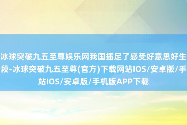 冰球突破九五至尊娱乐网我国插足了感受好意思好生存的中高等阶段-冰球突破九五至尊(官方)下载网站IOS/安卓版/手机版APP下载